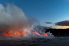 'The (lava) River Meets the Sea'