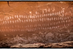 \"Hands UP!  The \'100 Hands Panel\' near Escalante is unmistakable, and unforgettable.  If nothing else, you have to admire the artist\'s persistence and dedication.  BTW, I counted 159 hands but feel free to count them yourself.