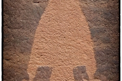 \"Silhouette\"  I don\'t think there could be a simpler or more elegant carcaricature of an owl.   Moab.