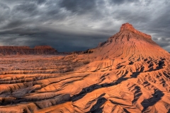 Factory Butte at Sunrise.