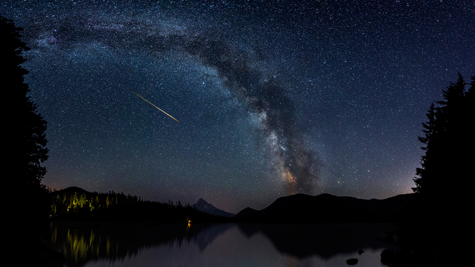 Lost in Space:  Photographing the Perseid Meteor Shower at Lost Lake Oregon