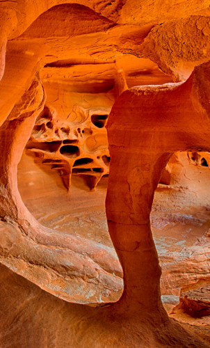 Fire Cave Windstone Arch Valley of Fire Nevada