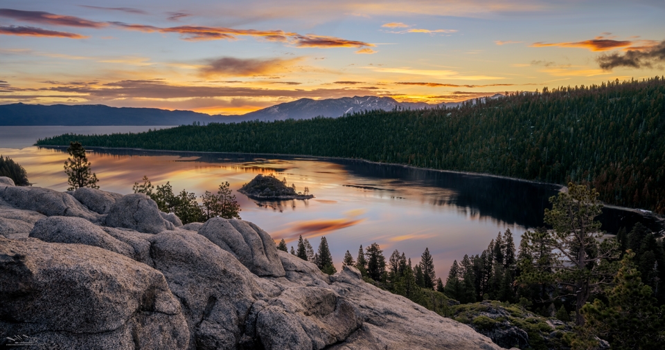 Lake Tahoe sunrise photography locations.