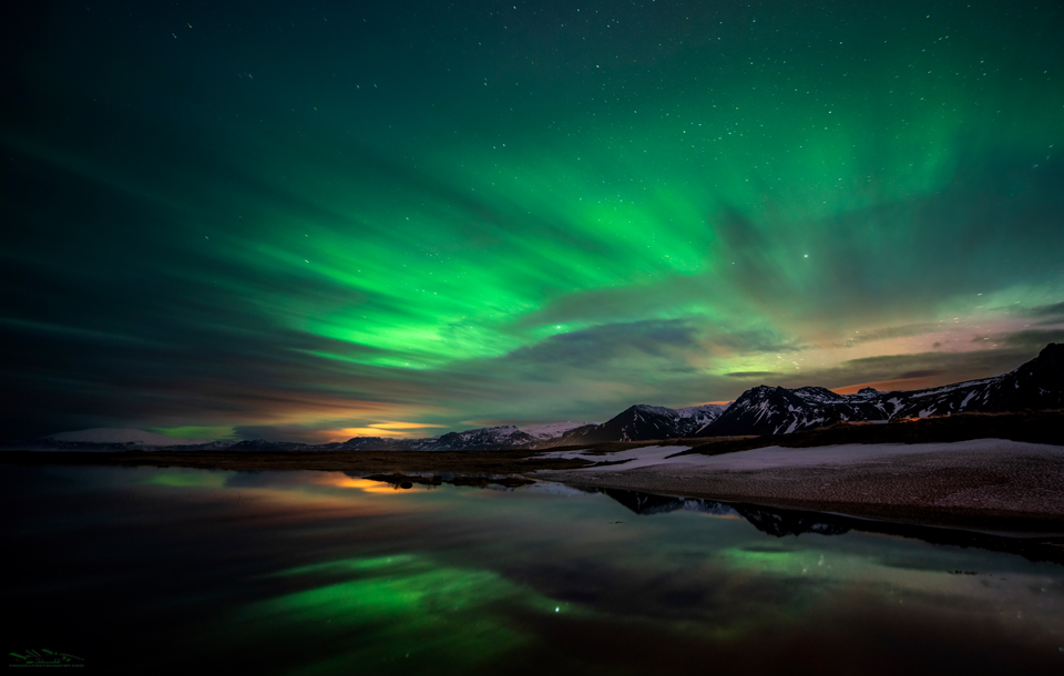 Aurora Borealis photography in Iceland